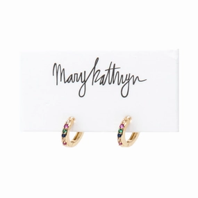 Rainbow CZ Huggies Radiant Decor Stylish Accessory