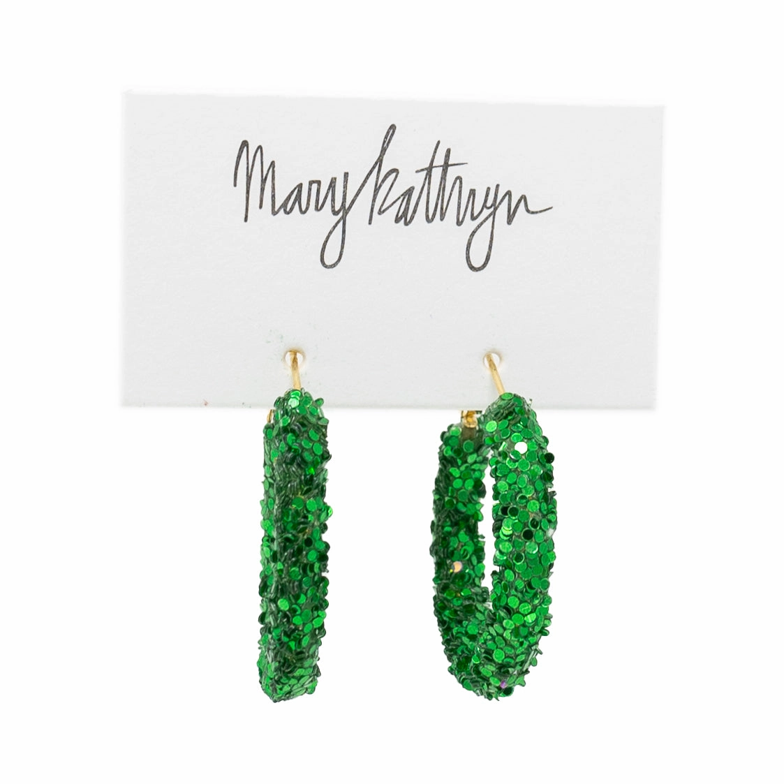 Evening Decoration Evergreen Glitter Hoops