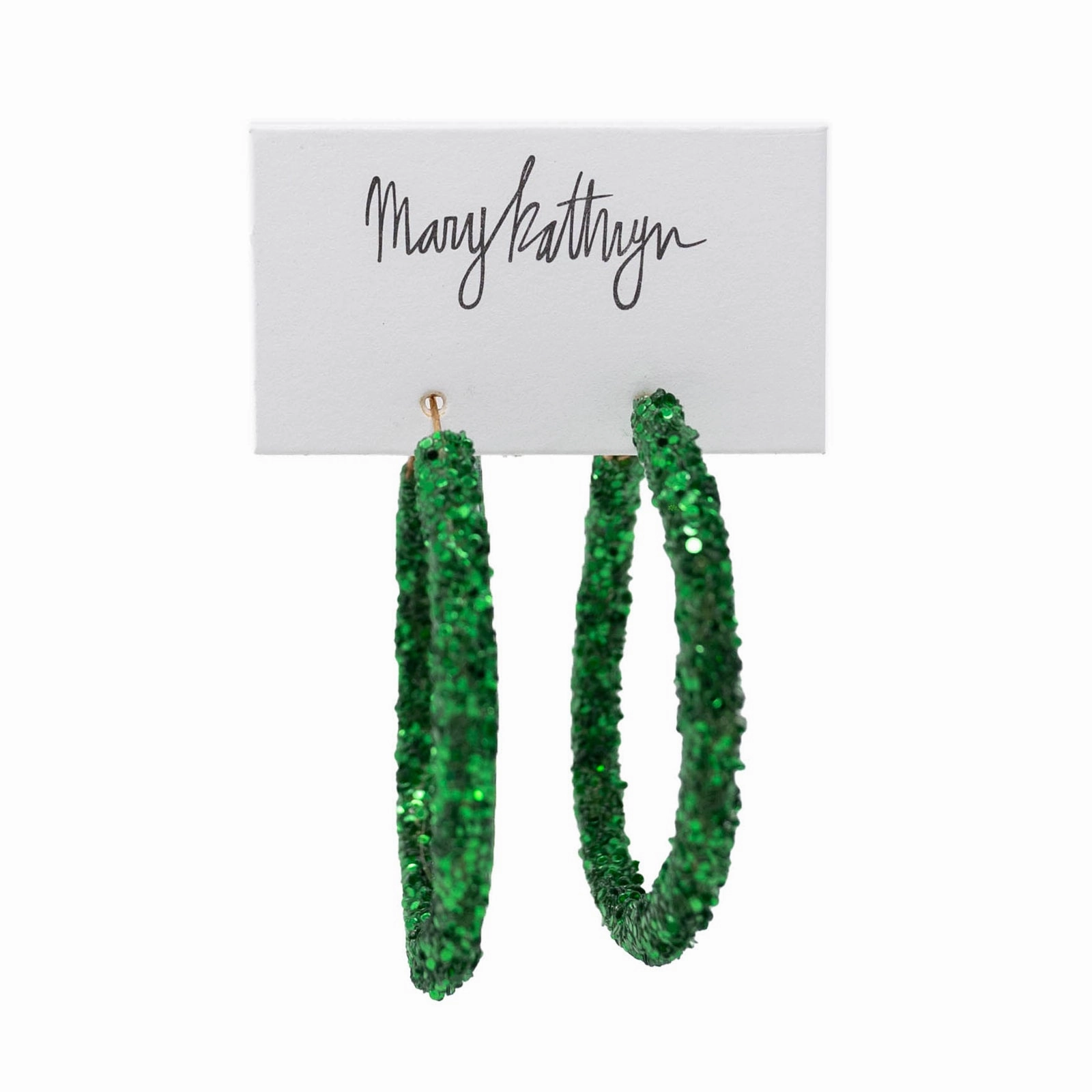 Evergreen Glitter Hoops Premium product Vibrant Decoration