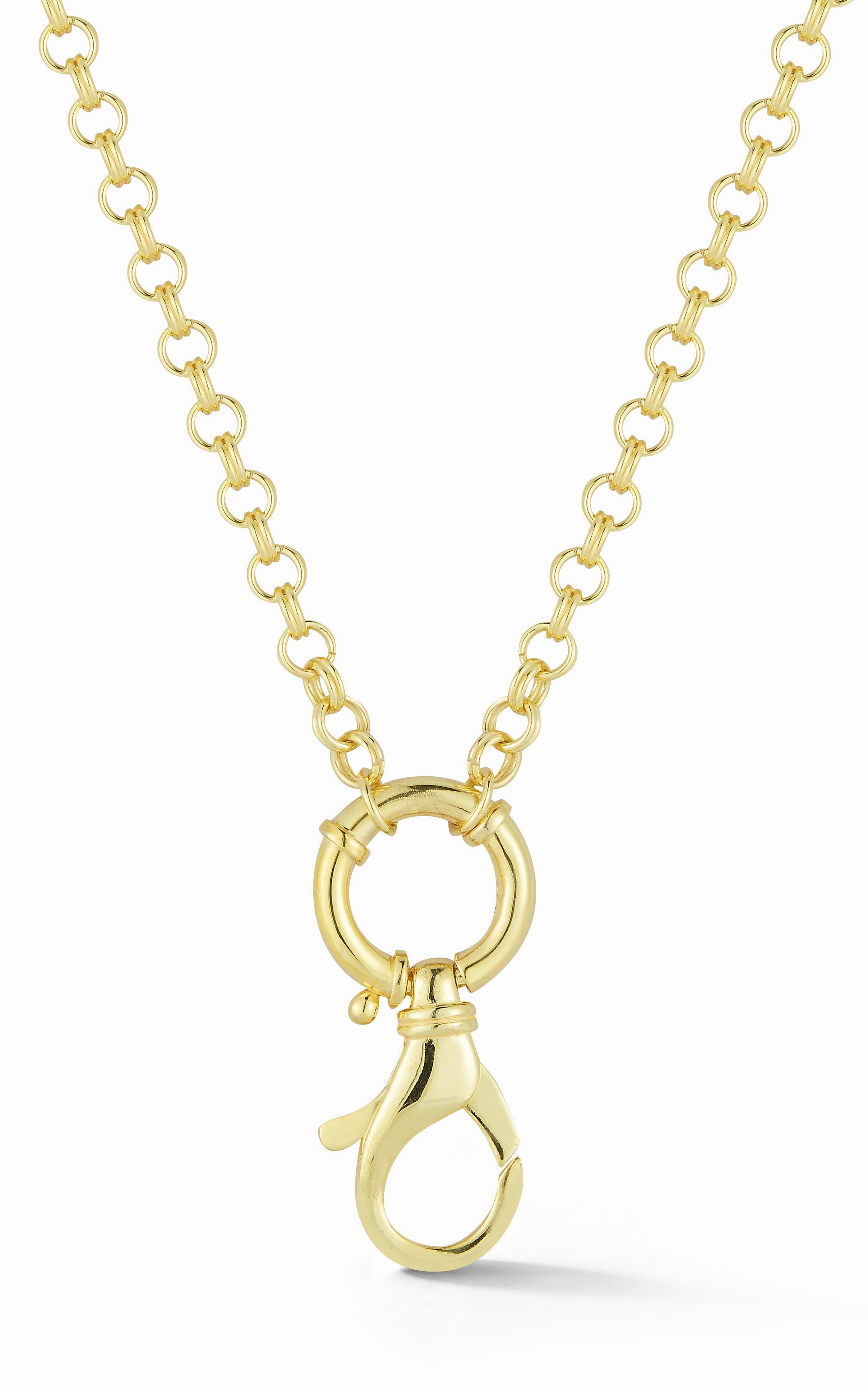 Oversized Clasp Necklace Classic Appeal Delicate Gift