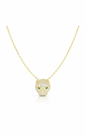 Group Event Jewelry Pure Style Pav?? Panther Necklace