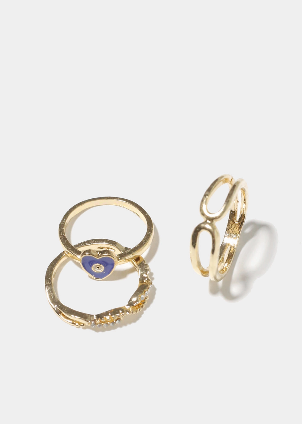 Evil Eye 3pc Ring set Budget Item