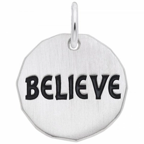 Believe Tag Charm Gleaming Highlight