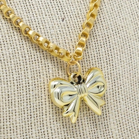 Best choice Trendy Choice Fancy Girl Ribbon Necklace