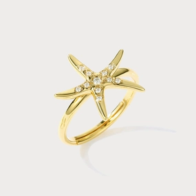 Showcase Piece Smart Design Starfish Ring