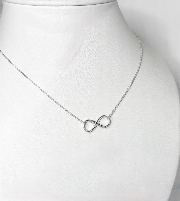 Sterling Silver Infinity Necklace Effortless Layer