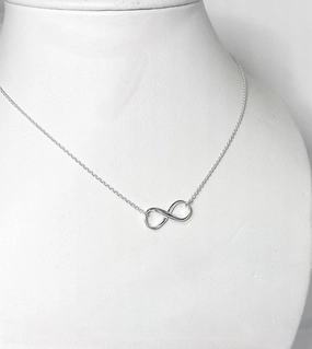 Sterling Silver Infinity Necklace Effortless Layer