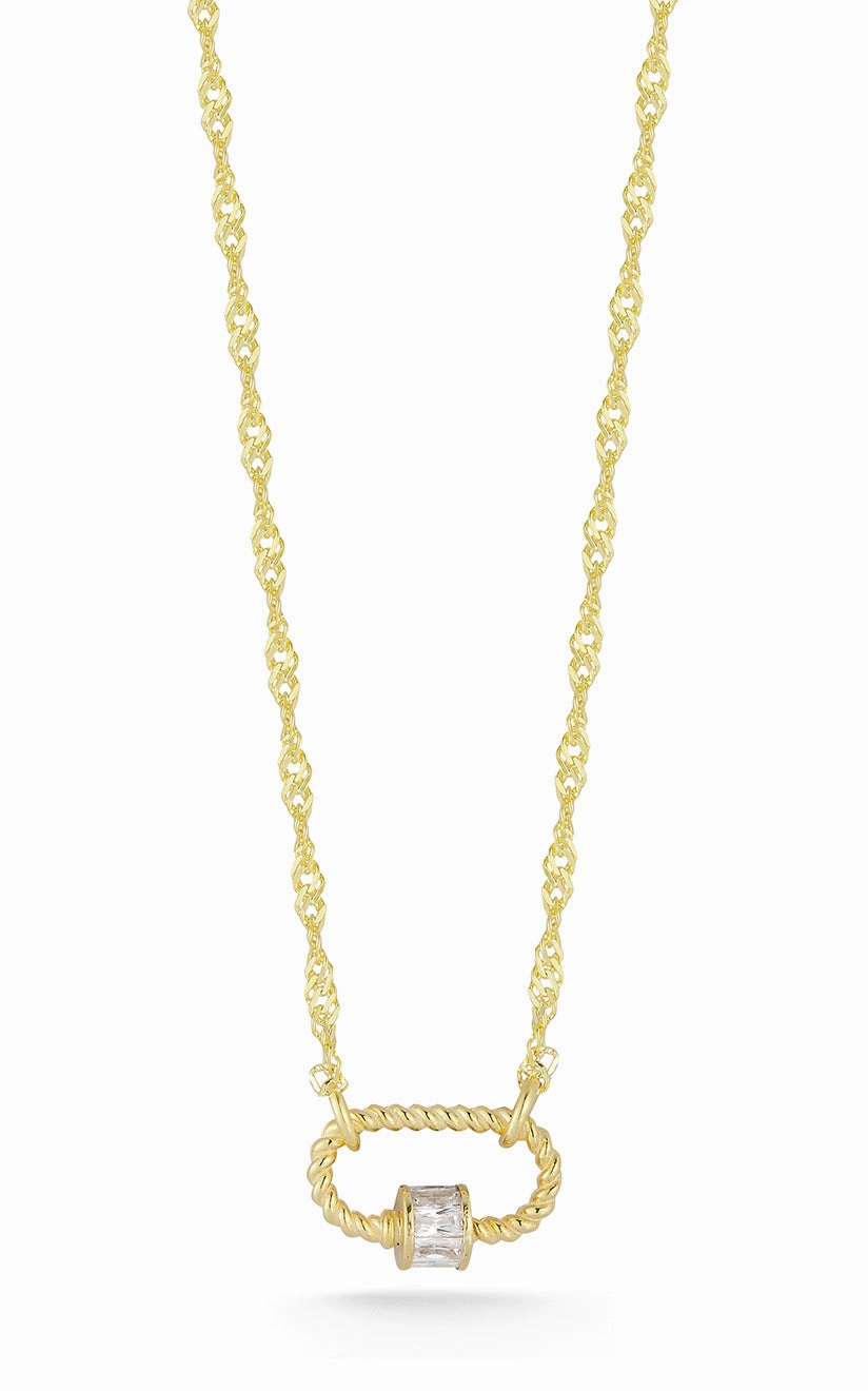 Oval Lock Necklace New collection