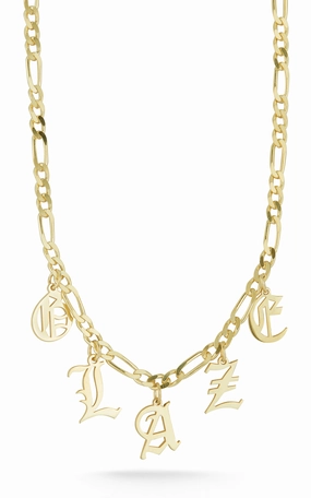 High-End Adornment Statement Name Necklace