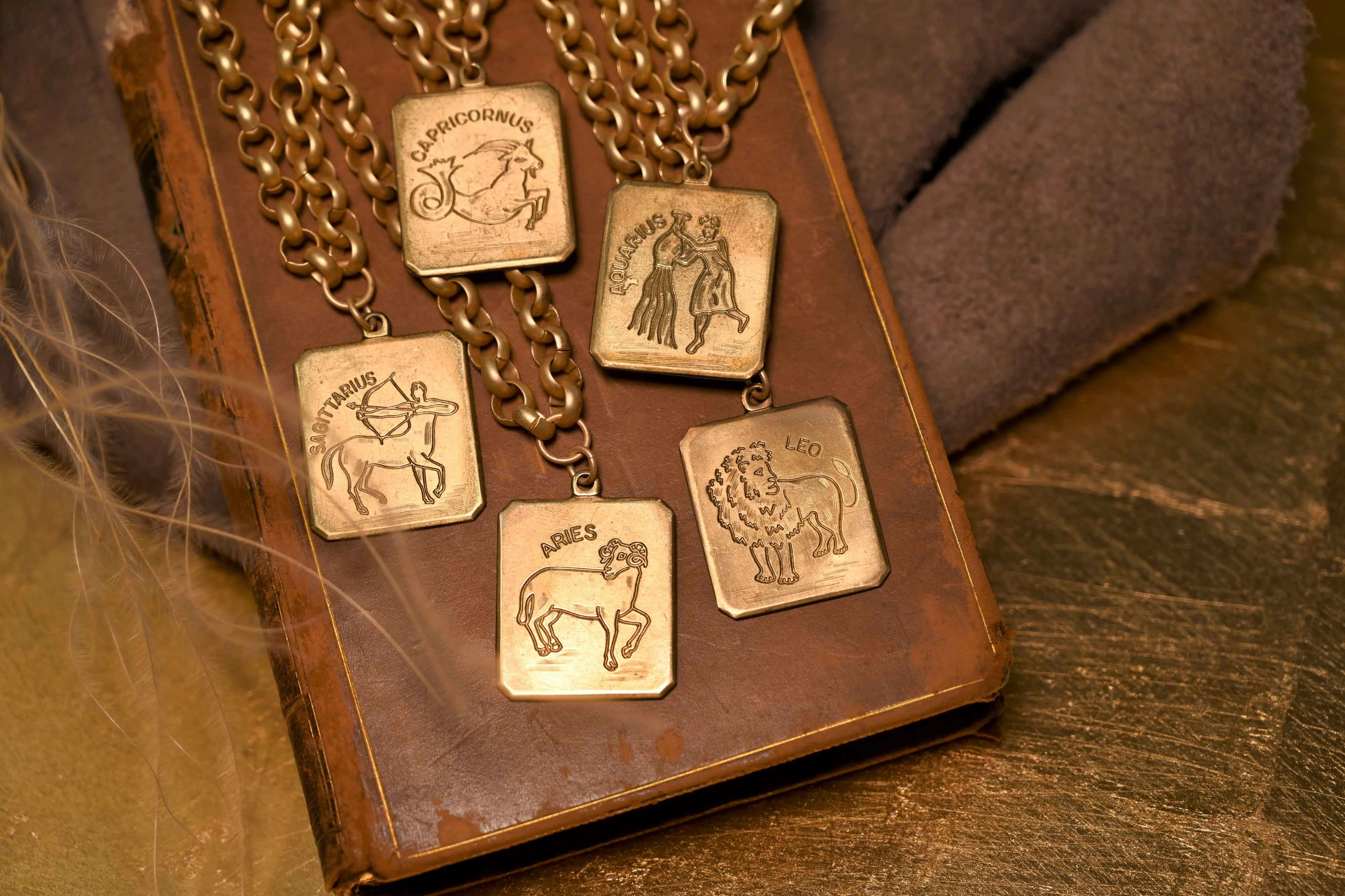 Vintage Pendant Zodiac Necklace Perfect Style