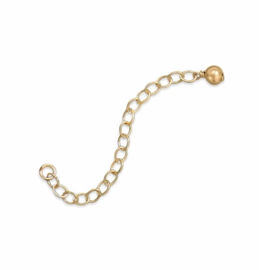 Extender Chain 2-inch 14k Gold-filled with 4mm Bead End Timeless Mood