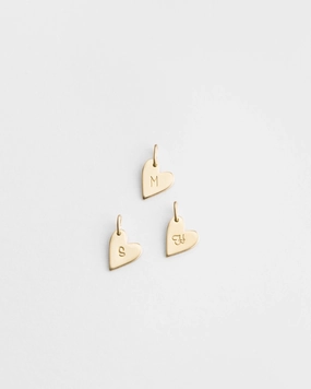 Red Tone Extra Maude Heart - 8x10mm