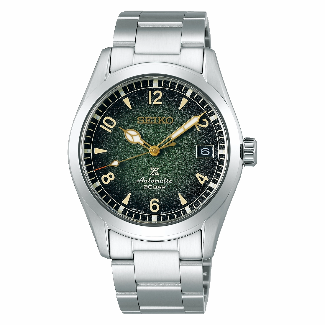 Timeless Pieces Prospex Luxalpinist Green Men's Seiko Automatic