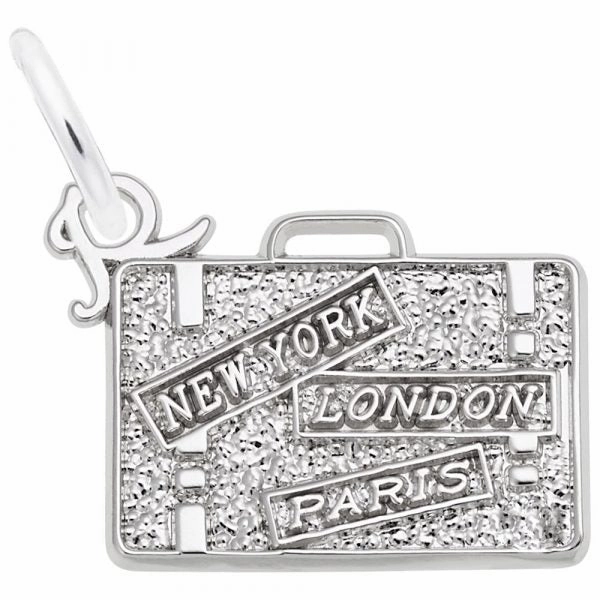 Refined Elegance Suitcase Charm
