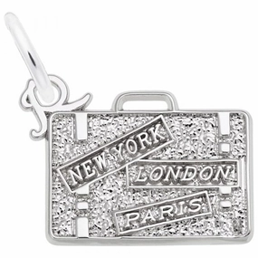Refined Elegance Suitcase Charm