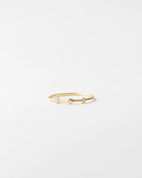 Date Ready Elegant Craftwork Gaia Diamond Trilogy Ring