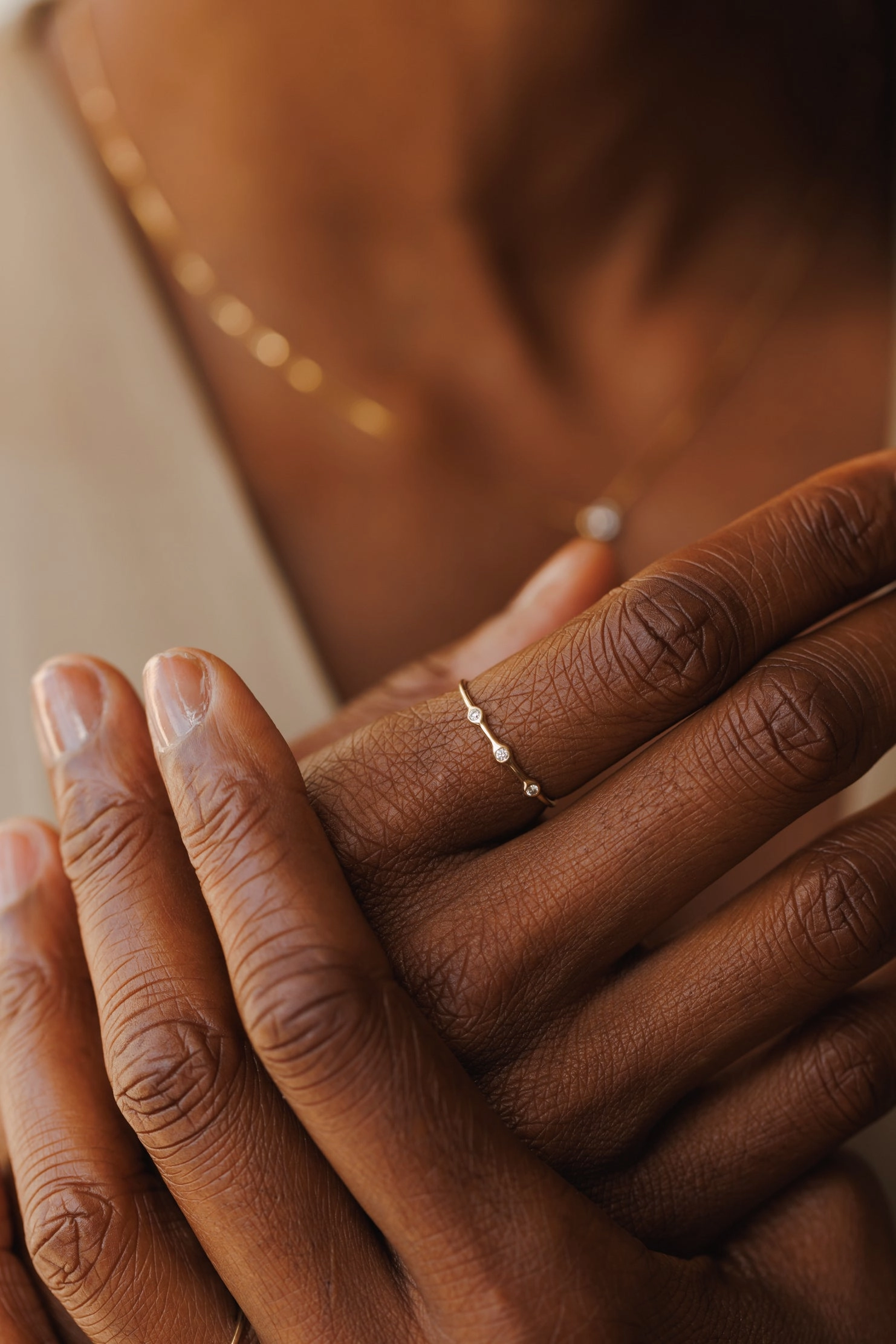 Gaia Diamond Trilogy Ring Chic Accessory