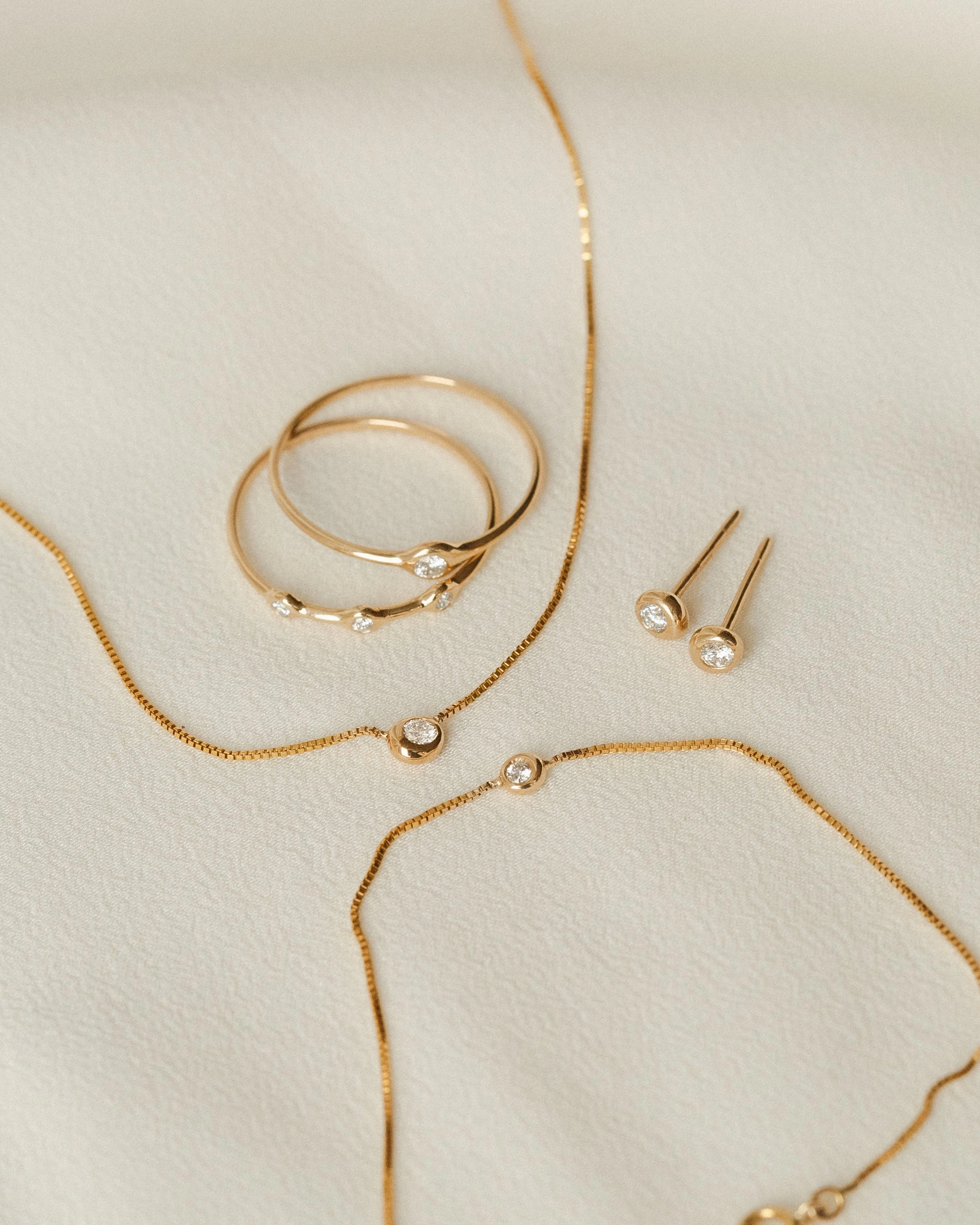 Gaia Diamond Trilogy Ring Bridal Collection