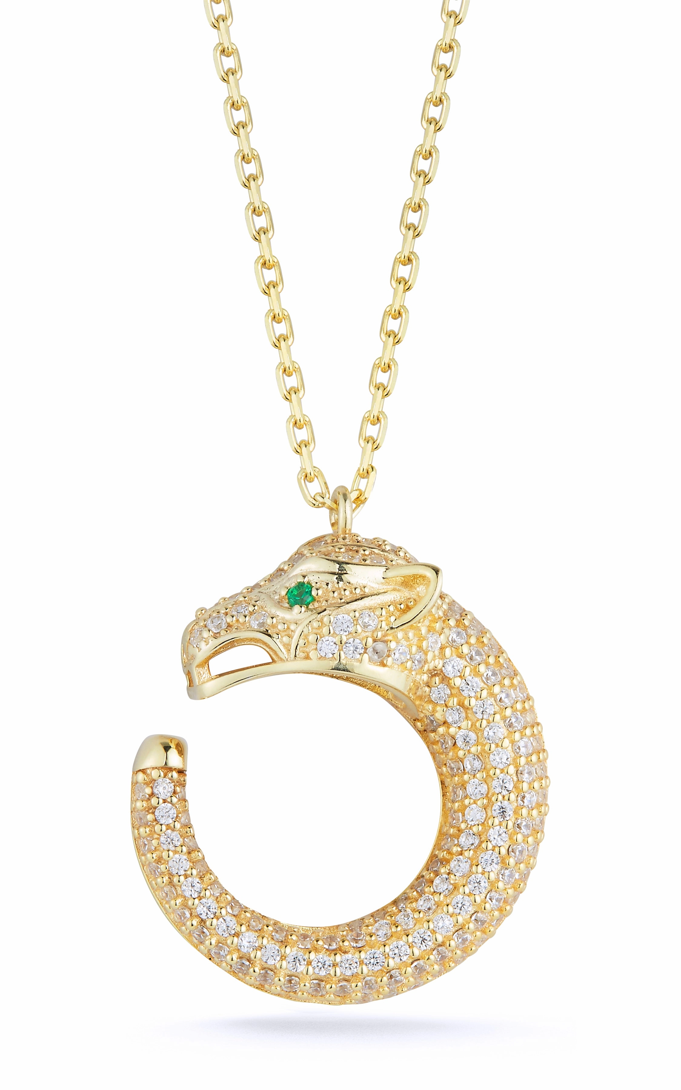 CZ Panther Necklace Value Jewelry daily accessory