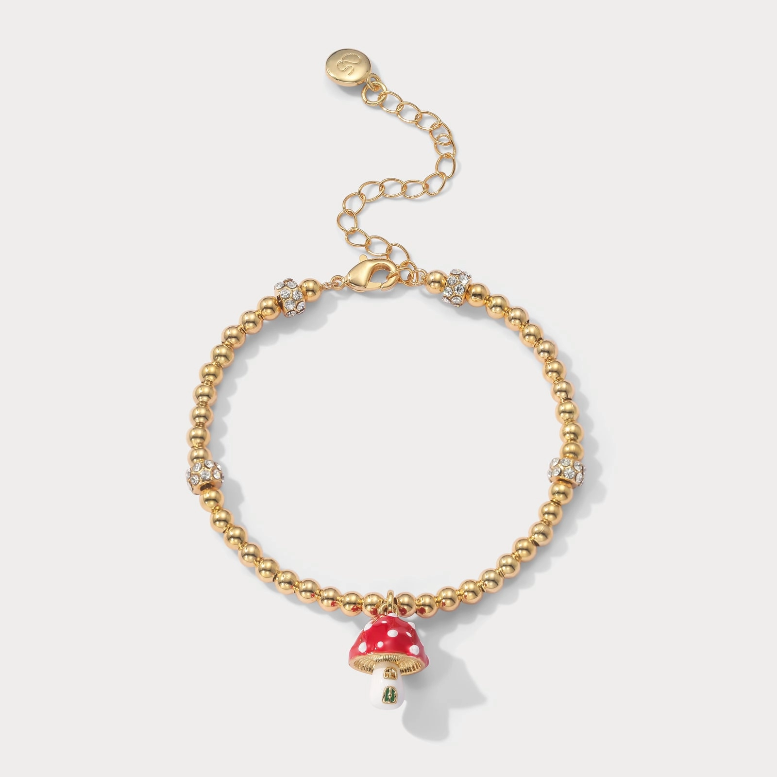 Mushroom Beads Bracelet Celestial Fashion