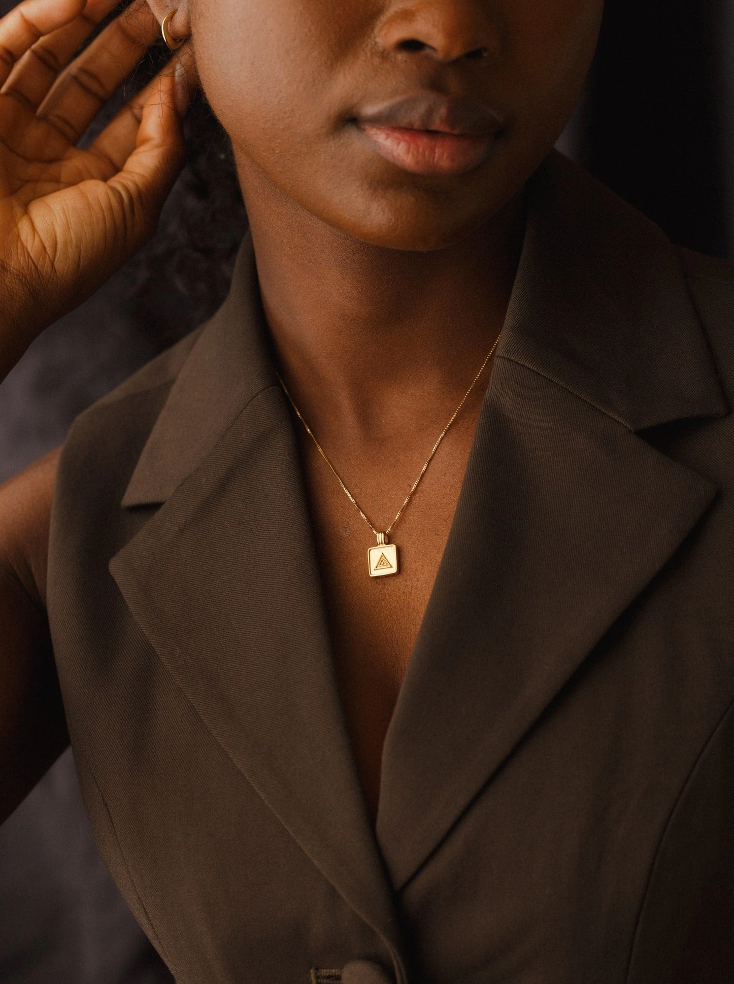 Enneagram Type Six Necklace Romantic Finish