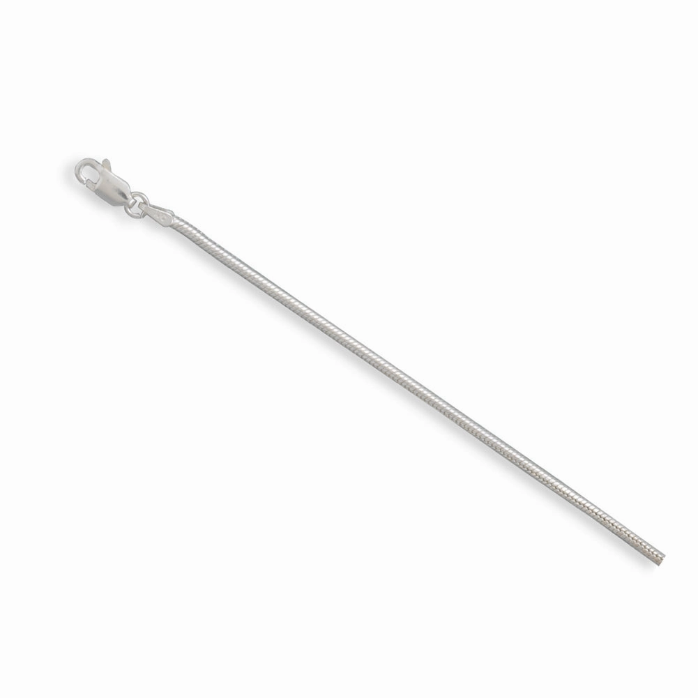 daily accessory Italian Snake Chain Necklace 1.9mm Wide Sterling Silver