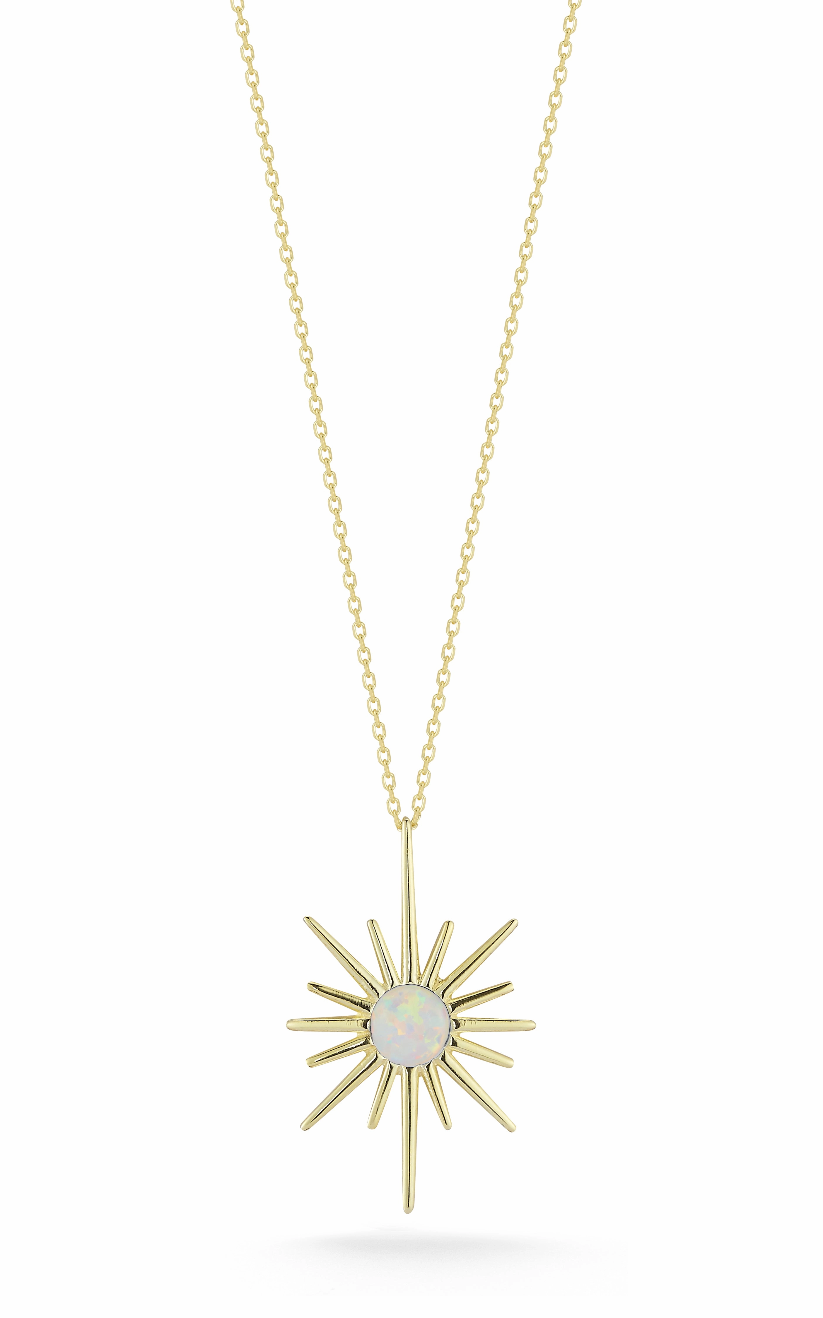 Stone Accessory Opal North Star Necklace