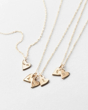 All Style Dazzling Charm Maude Heart Necklace