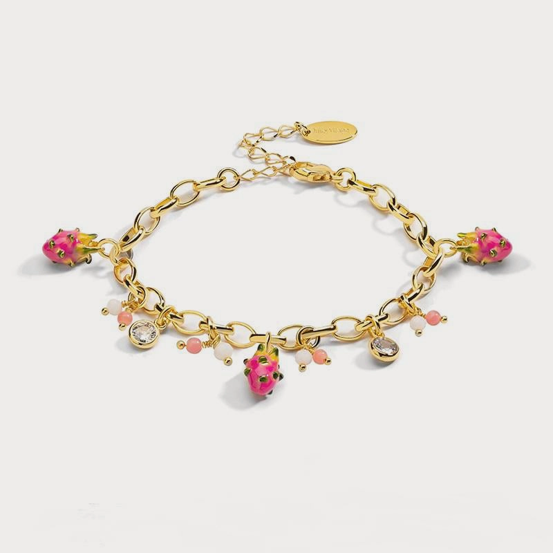 Luxurious Piece Shiny Jewelry Pieces Fruit Bracelet