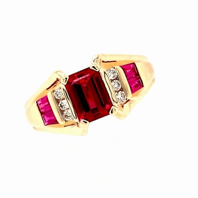 Iridescent Jewelry Trendy Vibe Created Ruby Ring