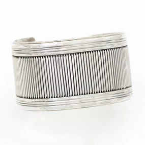 Gibson Nez Navajo Handmade Sterling Silver Cuff Bracelet Daily Style