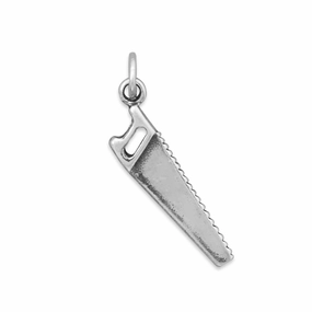 Chic Glam Hand Saw Charm Sterling Silver