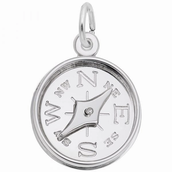 Luxury Line Compass Charm