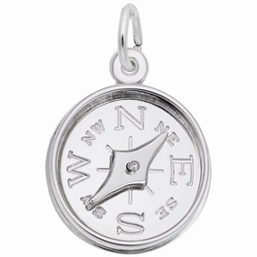 Luxury Line Compass Charm