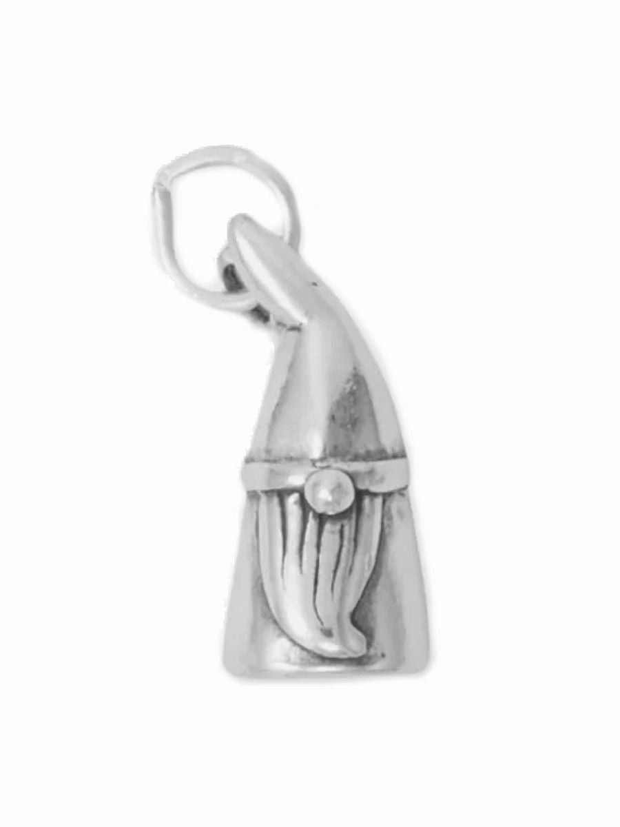 Refined Layer Gnome Charm with Big Hat Sterling Silver