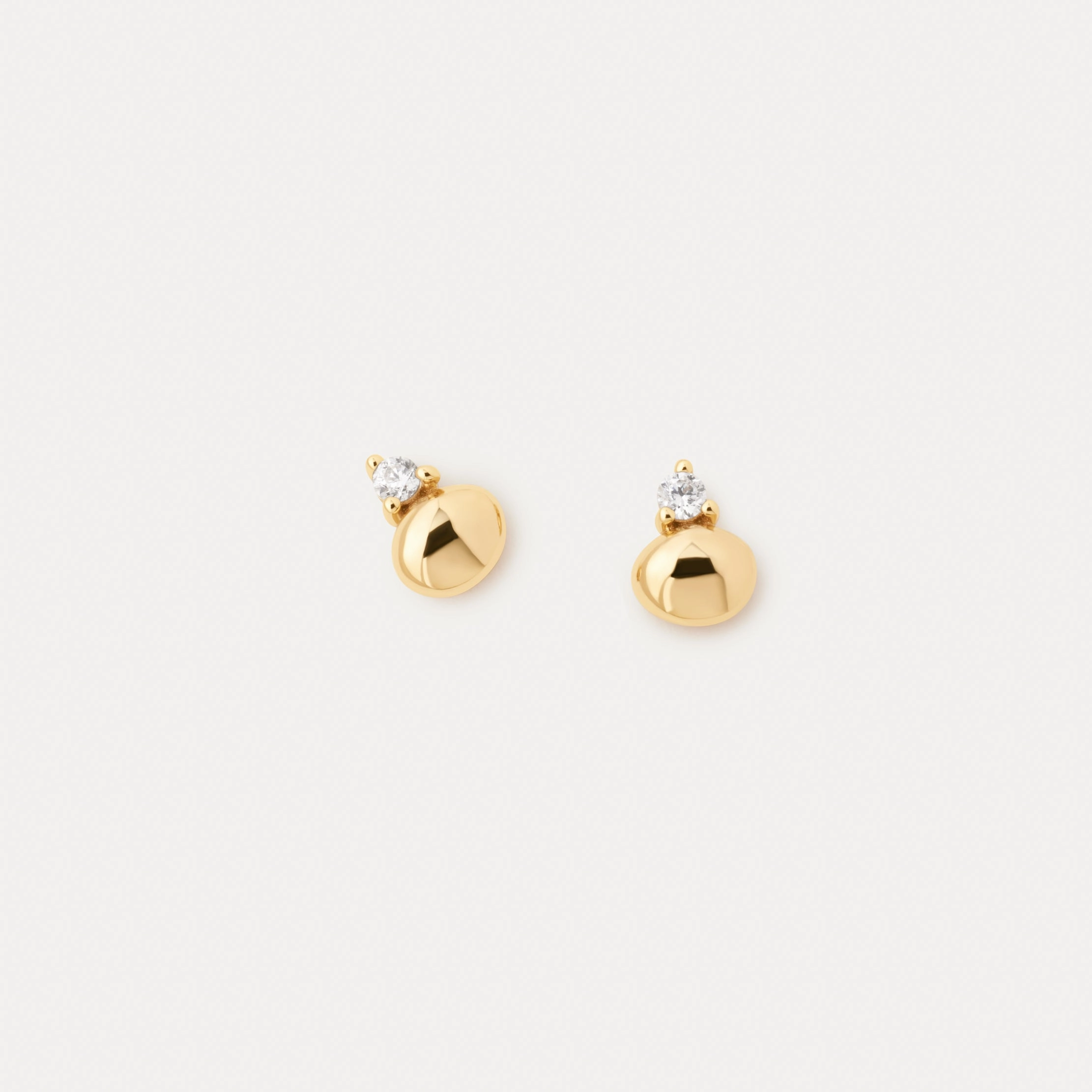Timeless Trend Gleaming Pebble Studs