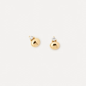 Timeless Trend Gleaming Pebble Studs