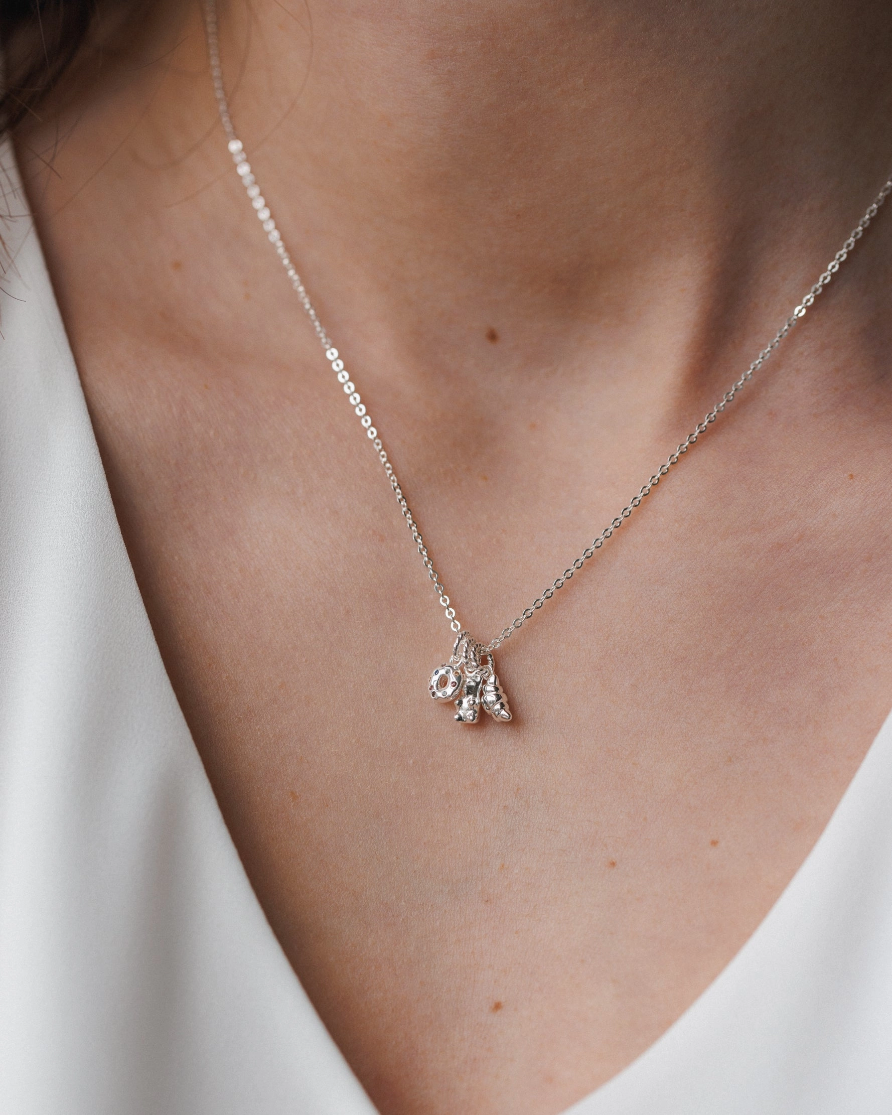 Brilliant Shine Modern Radiance Sprinkled Donut Charm