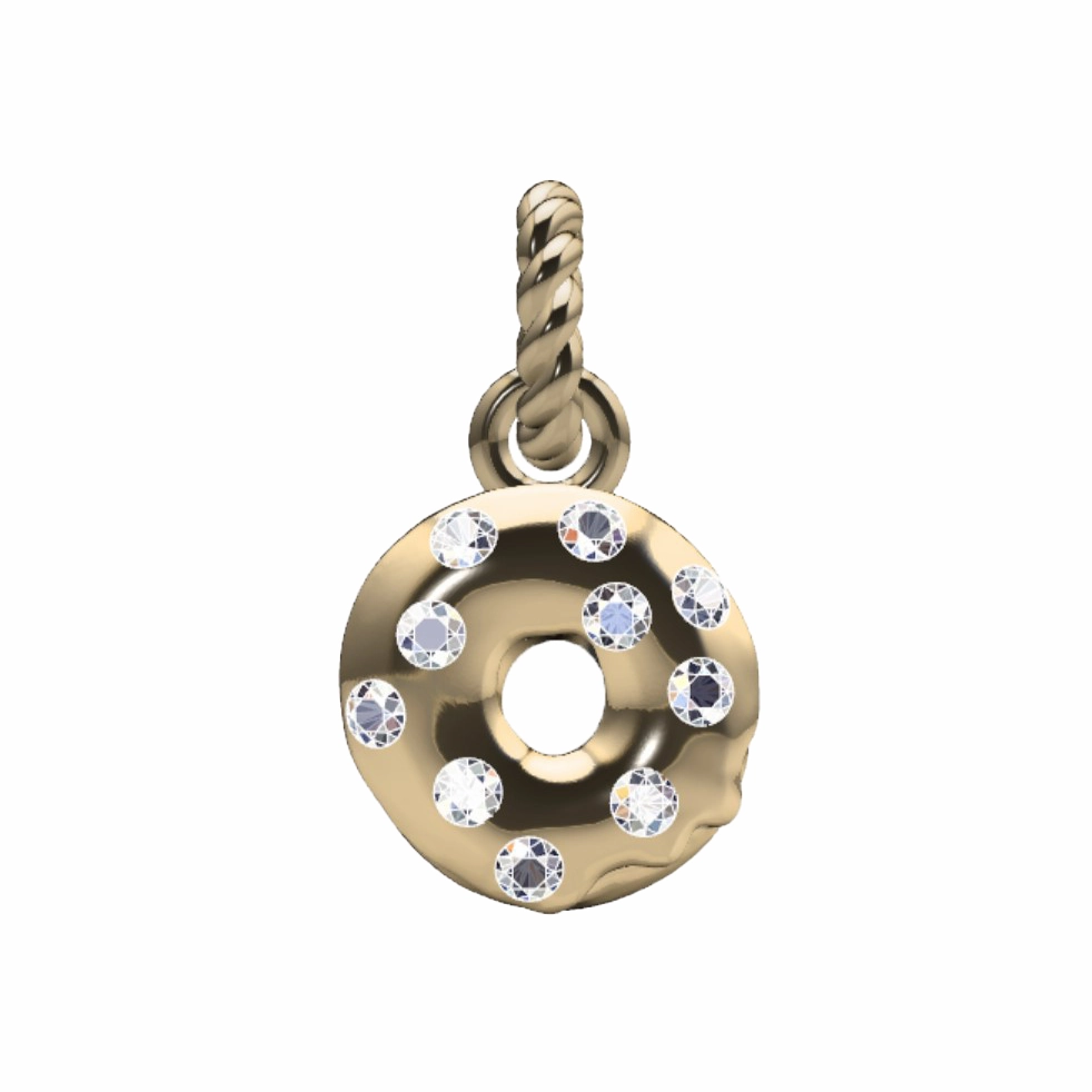 All Day Style Sprinkled Donut Charm