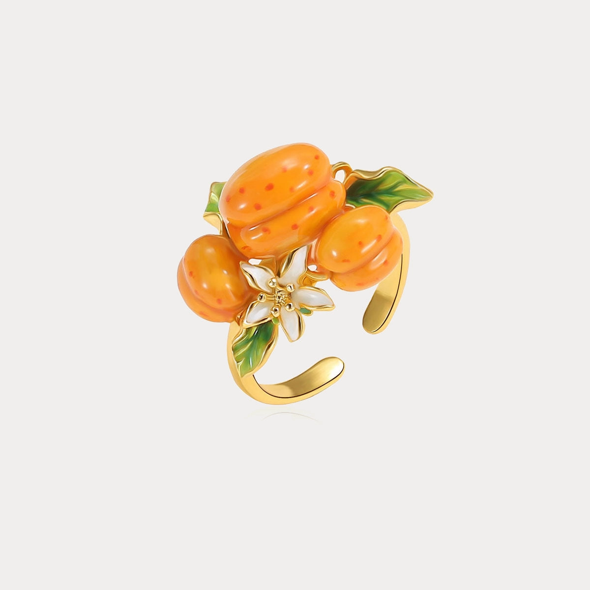 Value Work Golden Plum Blossom Ring