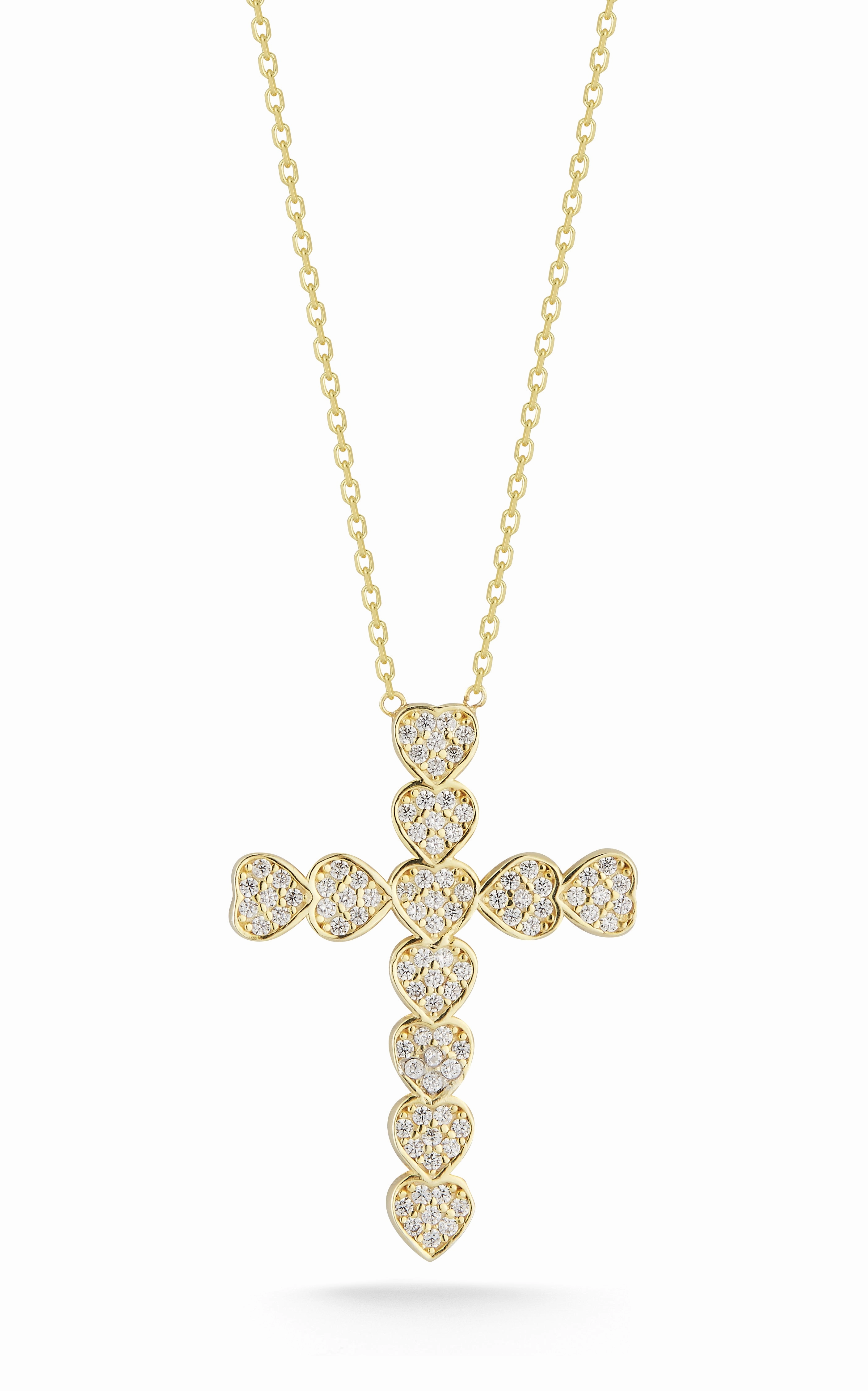 Retro accessory Cross Statement Necklace