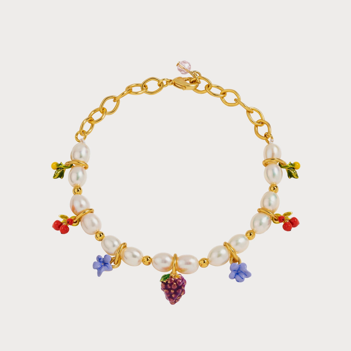 Grape Pearl Bracelet Popular Pick Cultural Perspective