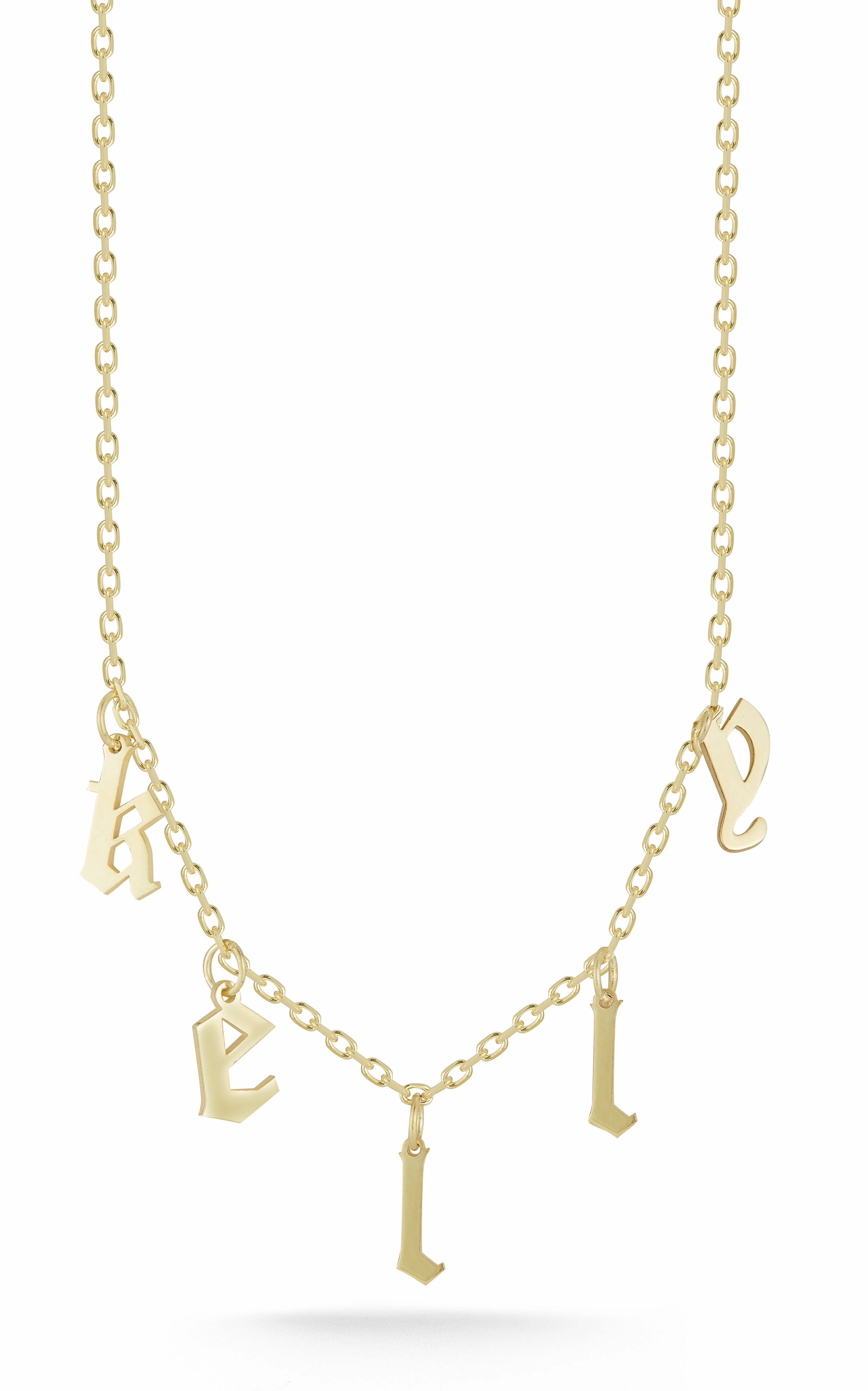 Sophisticated Present Gothic Name Choker