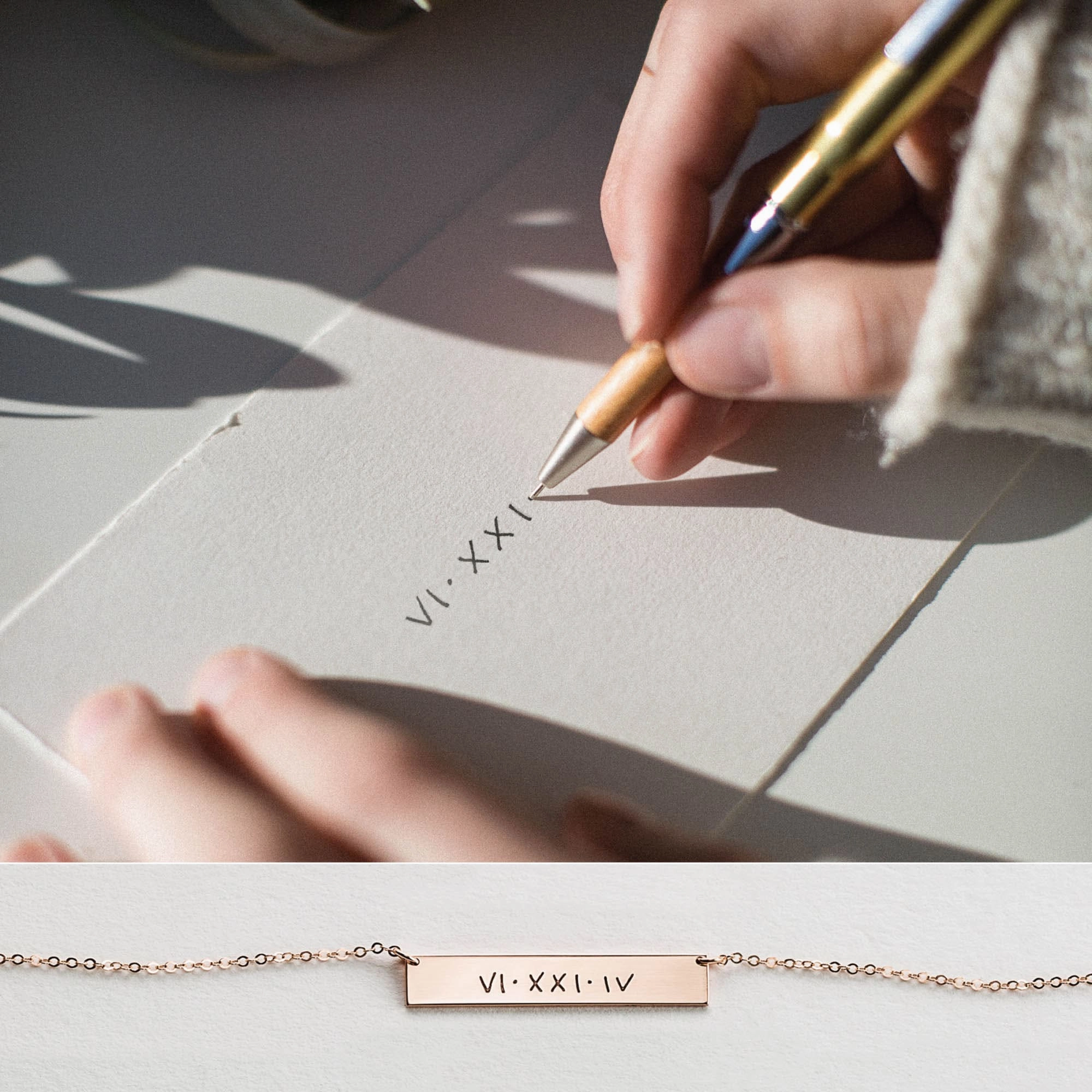 Handwriting Bracelet Shining Feature