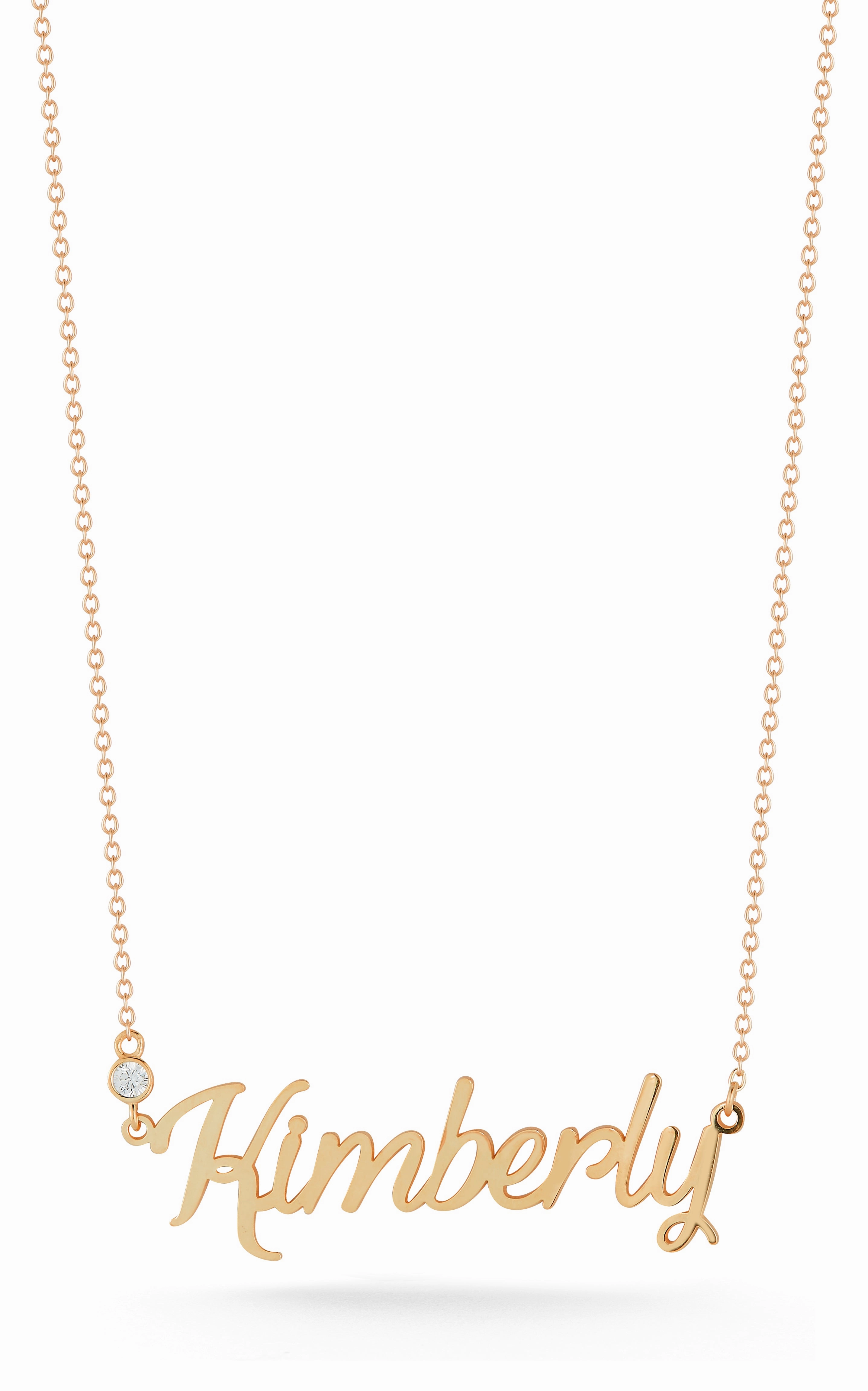 Handwritten Nameplate Necklace Affordable Adornment Distinctive Style