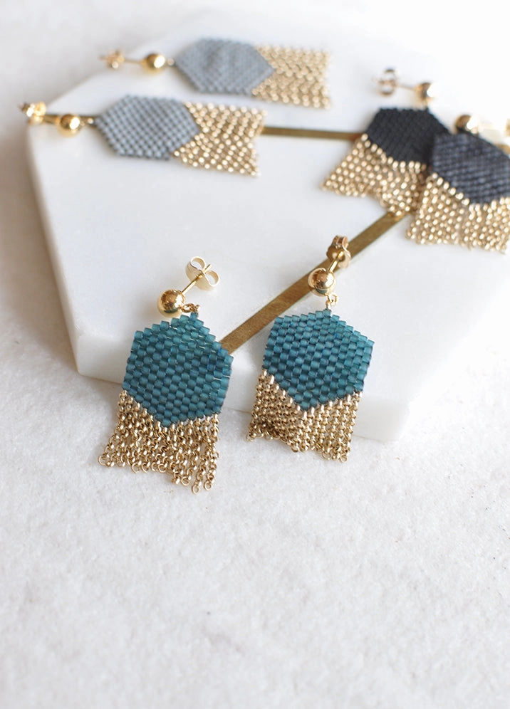 Hex Earrings Sophisticated Look