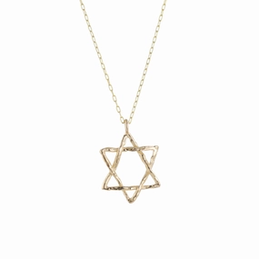 Large Branch Star of David - 14k Gold Weak Piece