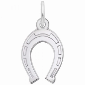 Lustrous Finish Horseshoe Charm