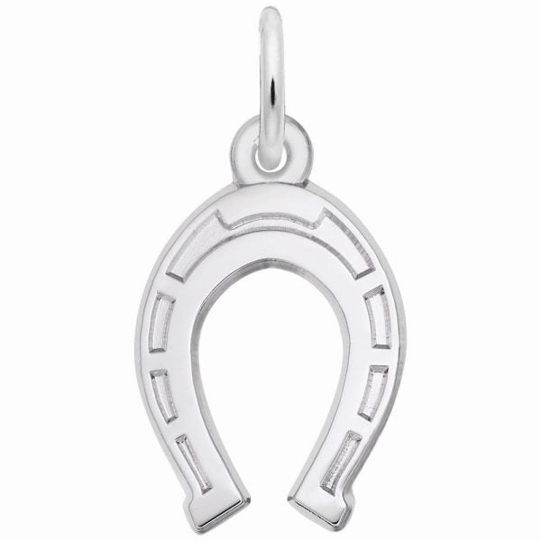 Lustrous Finish Horseshoe Charm
