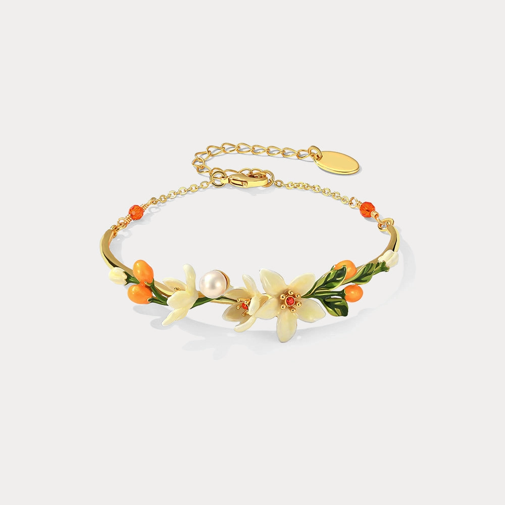 Promising Prospect Sibling Love Orange Blossom Bracelet